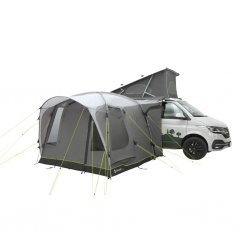 Outwell Pine Hills is een flexibele autotent die aan de achterkant van de auto, aan de zijkant van de auto kan worden bevestigd