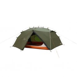 Easy Camp Rago 3, een betaalbare 3-persoons tent met een verduisterde slaapruimte.