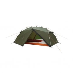 Easy Camp Rago 2, een betaalbare 2-persoons tent met een verduisterde slaapruimte.